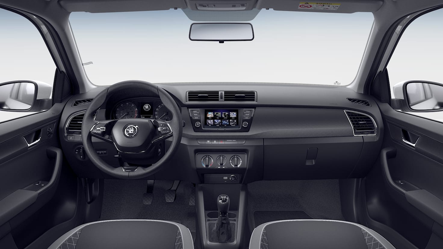 Skoda-Fabia-bianca-sw-interni