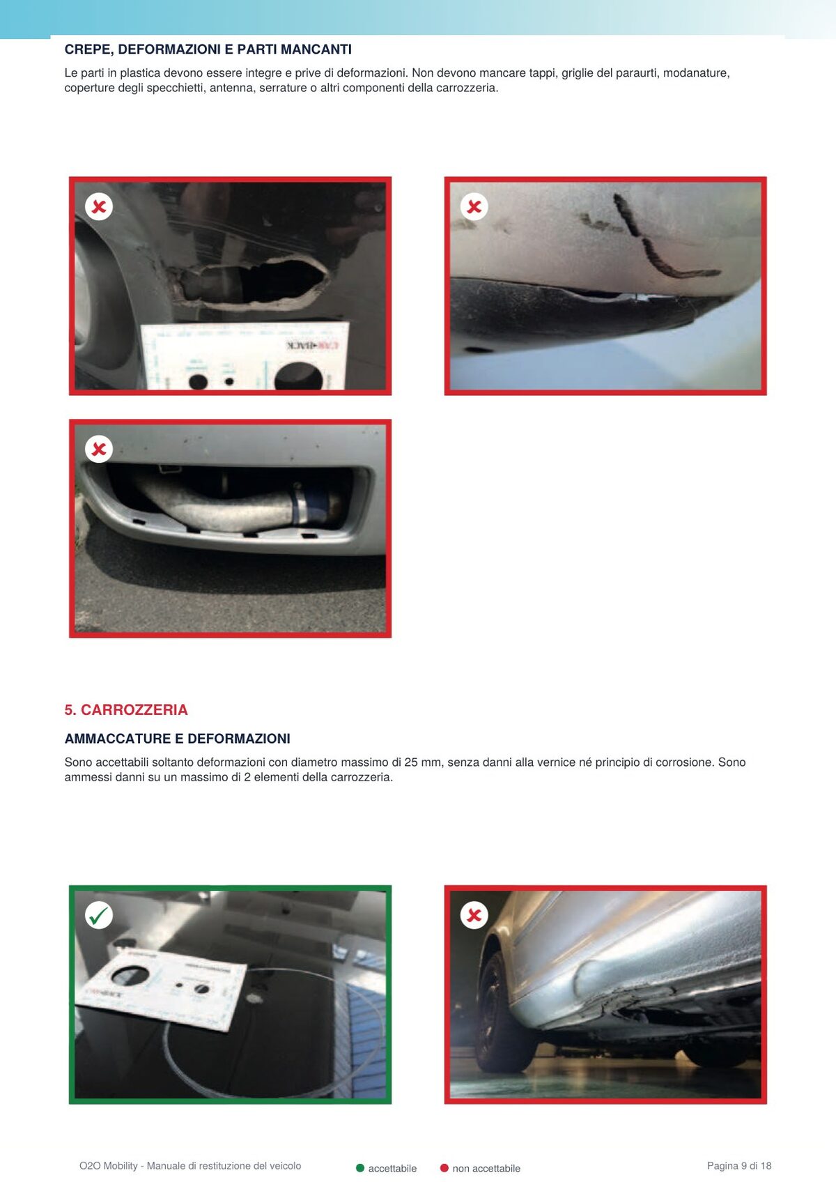 Manuale di restituzione del veicolo o2o Mobility – pagina 09